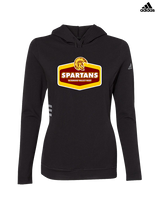 Wyoming Valley West HS Baseball Board - Womens Adidas Hoodie