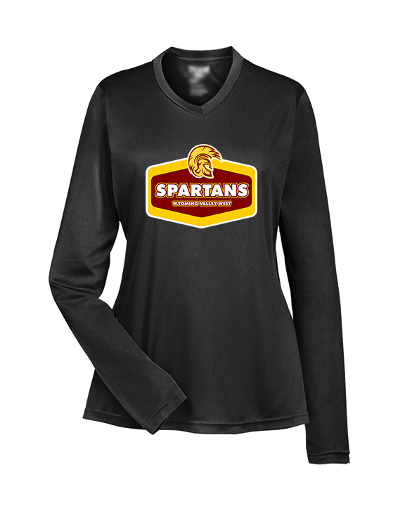 Wyoming Valley West HS Baseball Board - Womens Performance Longsleeve