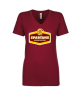 Wyoming Valley West HS Baseball Board - Womens Vneck