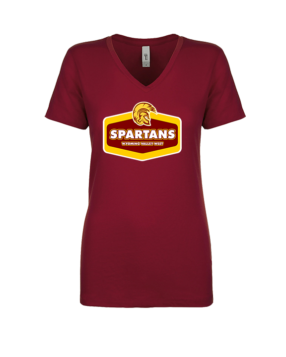 Wyoming Valley West HS Baseball Board - Womens Vneck