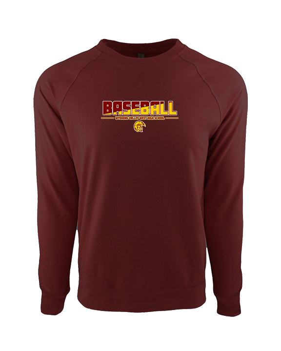 Wyoming Valley West HS Baseball Cut - Crewneck Sweatshirt