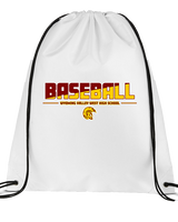 Wyoming Valley West HS Baseball Cut - Drawstring Bag