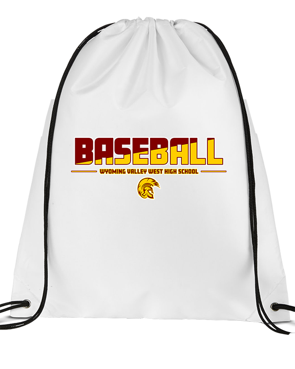 Wyoming Valley West HS Baseball Cut - Drawstring Bag