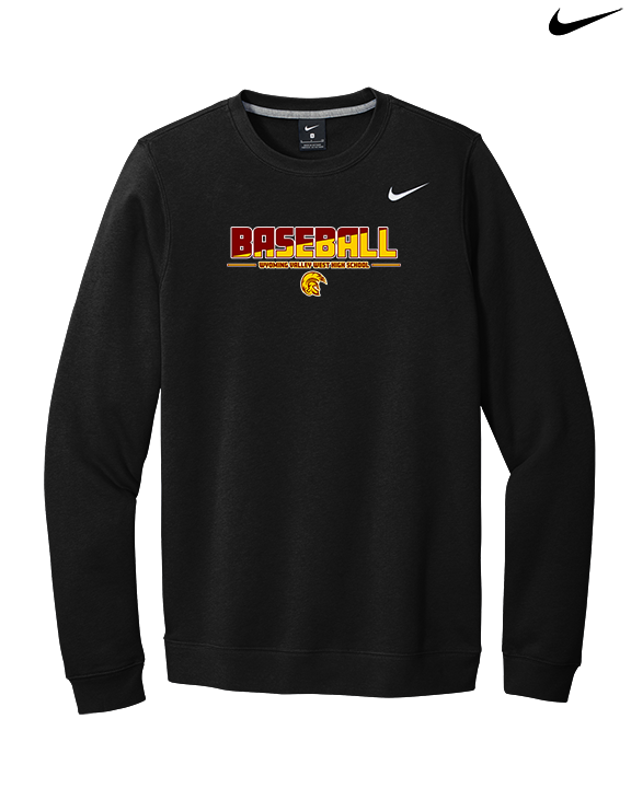 Wyoming Valley West HS Baseball Cut - Mens Nike Crewneck