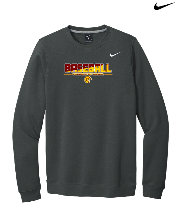 Wyoming Valley West HS Baseball Cut - Mens Nike Crewneck