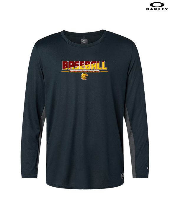 Wyoming Valley West HS Baseball Cut - Mens Oakley Longsleeve
