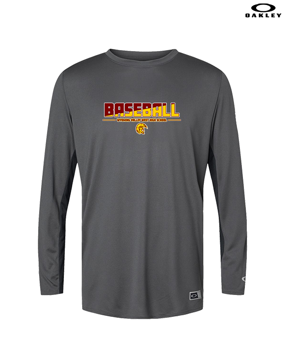 Wyoming Valley West HS Baseball Cut - Mens Oakley Longsleeve