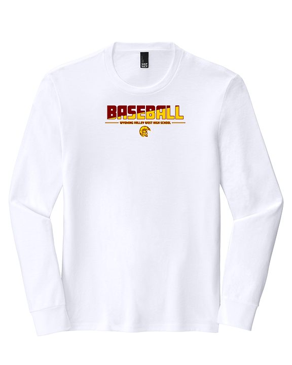 Wyoming Valley West HS Baseball Cut - Tri-Blend Long Sleeve