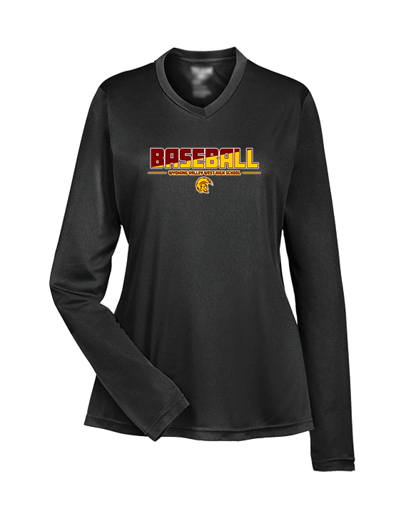 Wyoming Valley West HS Baseball Cut - Womens Performance Longsleeve