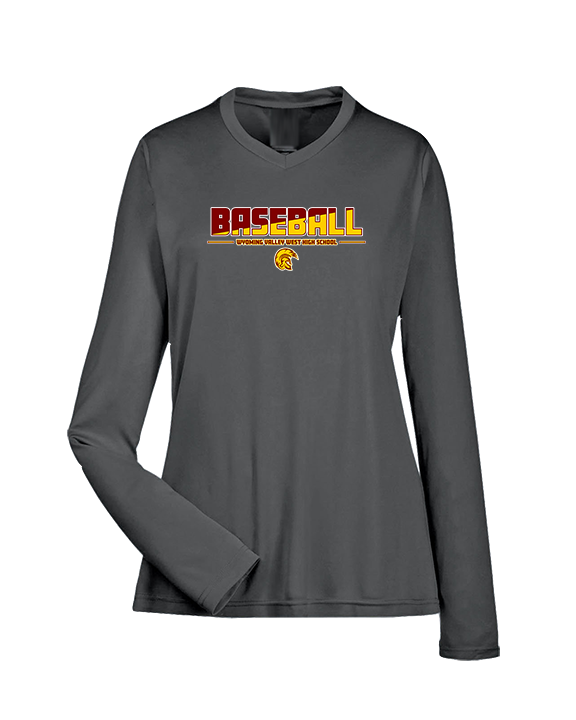 Wyoming Valley West HS Baseball Cut - Womens Performance Longsleeve