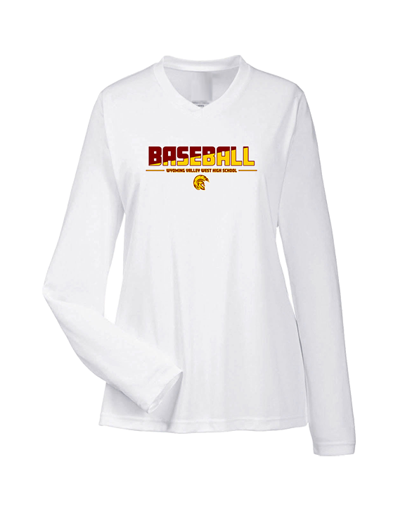 Wyoming Valley West HS Baseball Cut - Womens Performance Longsleeve