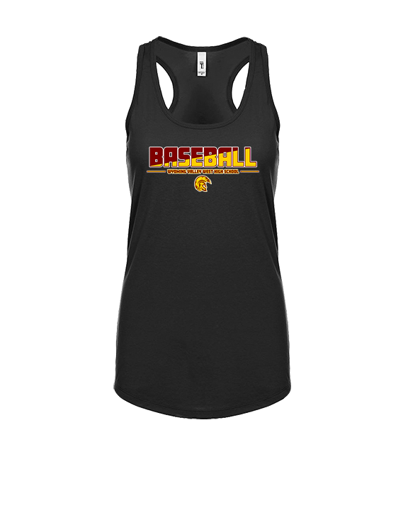 Wyoming Valley West HS Baseball Cut - Womens Tank Top