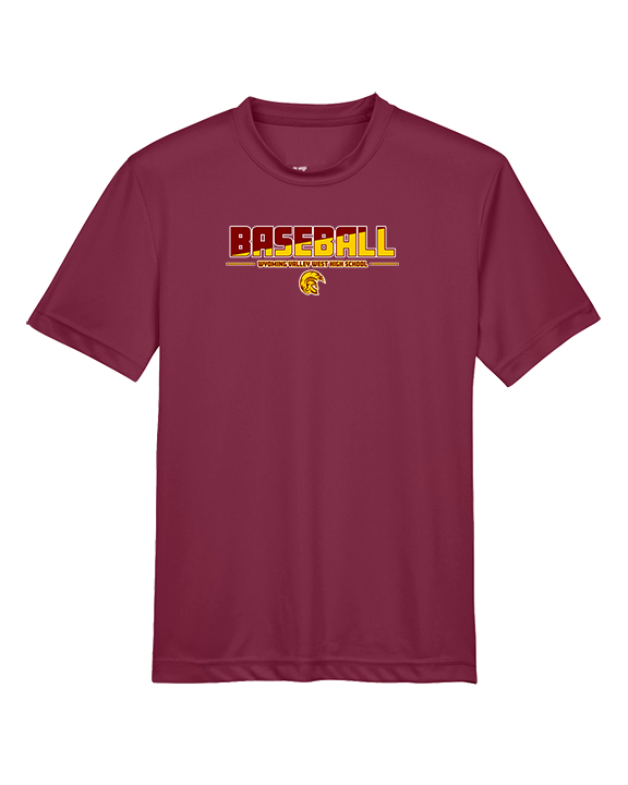 Wyoming Valley West HS Baseball Cut - Youth Performance Shirt