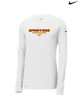 Wyoming Valley West HS Baseball Design - Mens Nike Longsleeve