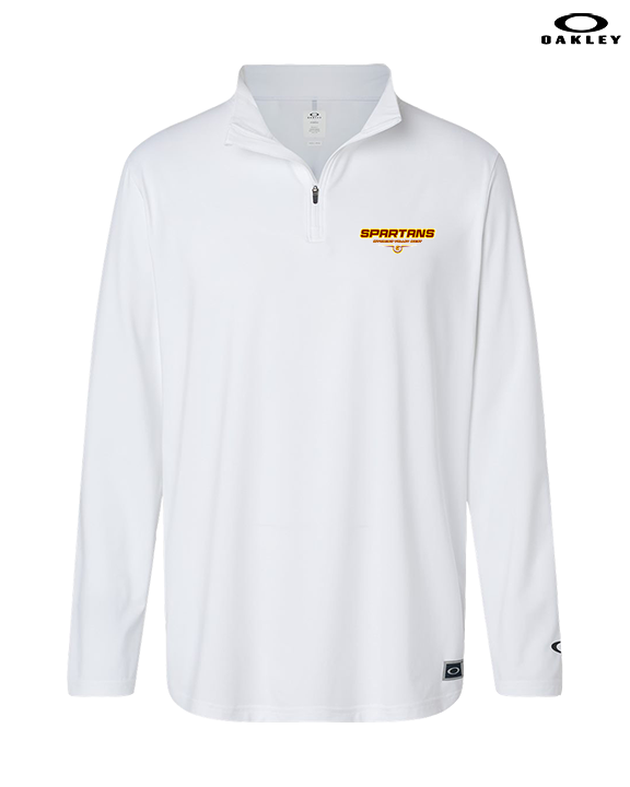 Wyoming Valley West HS Baseball Design - Mens Oakley Quarter Zip