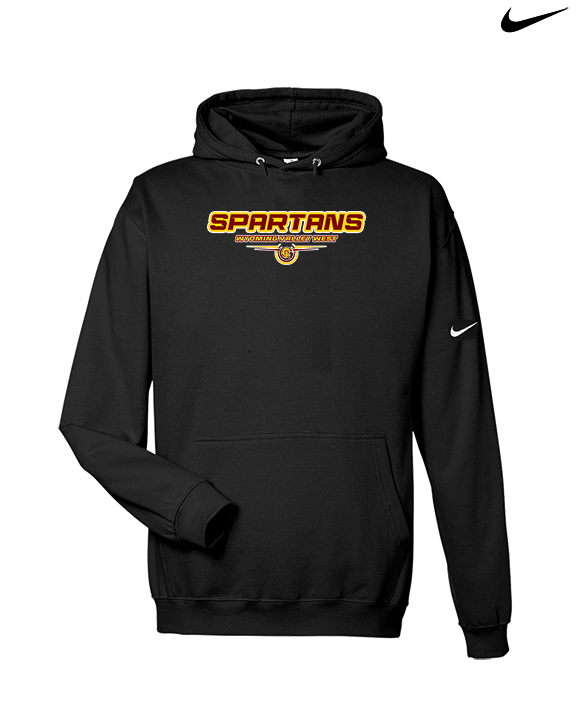 Wyoming Valley West HS Baseball Design - Nike Club Fleece Hoodie
