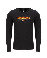 Wyoming Valley West HS Baseball Design - Tri-Blend Long Sleeve