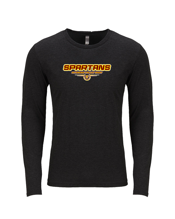 Wyoming Valley West HS Baseball Design - Tri-Blend Long Sleeve