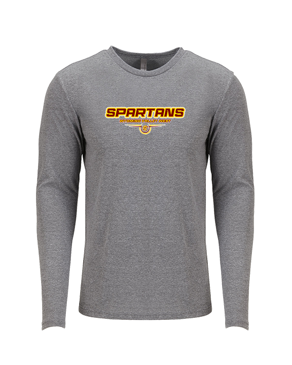 Wyoming Valley West HS Baseball Design - Tri-Blend Long Sleeve