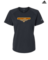 Wyoming Valley West HS Baseball Design - Womens Adidas Performance Shirt