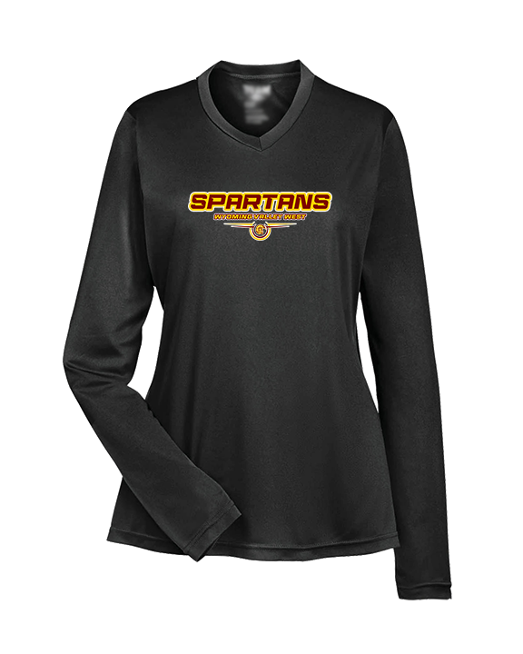 Wyoming Valley West HS Baseball Design - Womens Performance Longsleeve
