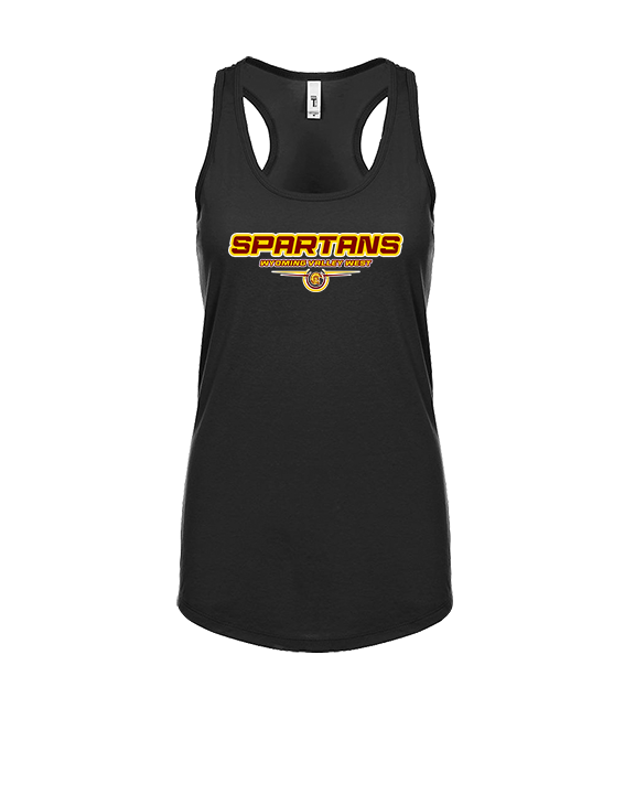 Wyoming Valley West HS Baseball Design - Womens Tank Top