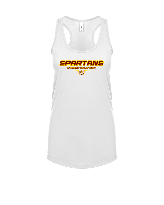Wyoming Valley West HS Baseball Design - Womens Tank Top