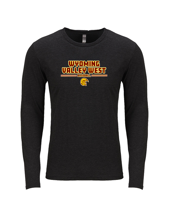 Wyoming Valley West HS Baseball Keen - Tri-Blend Long Sleeve