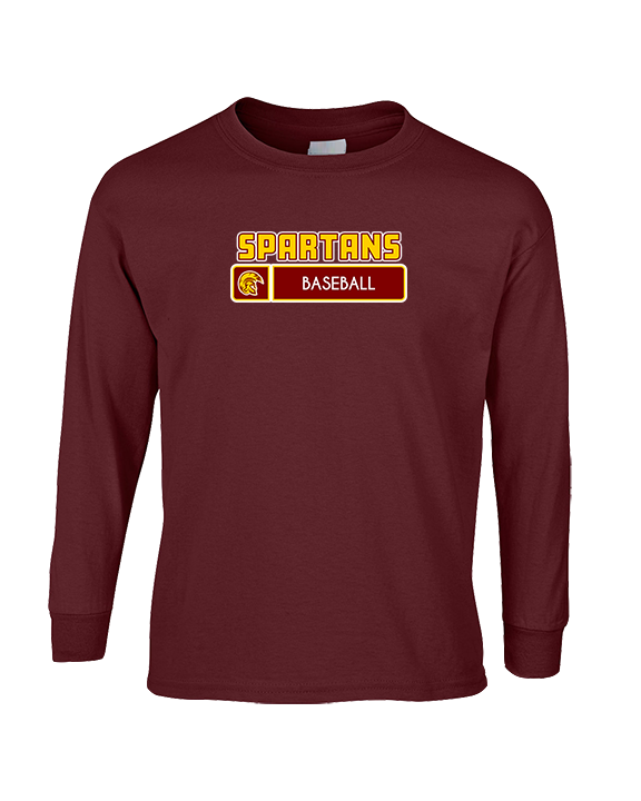 Wyoming Valley West HS Baseball Pennant - Cotton Longsleeve