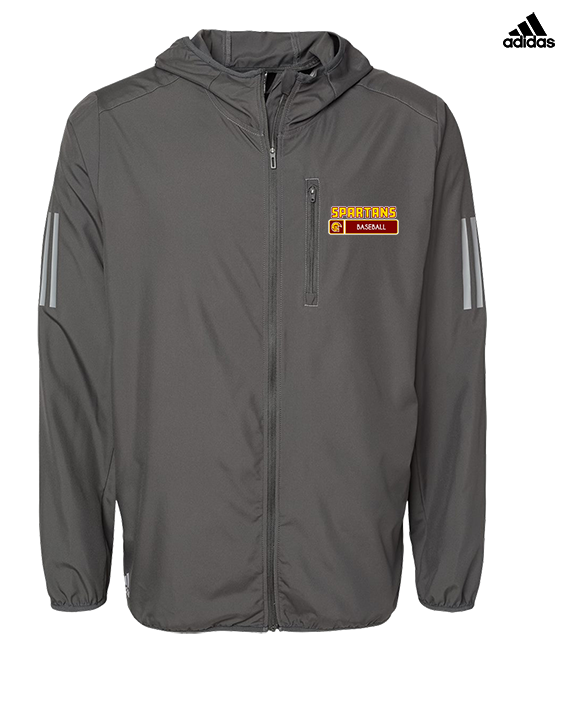 Wyoming Valley West HS Baseball Pennant - Mens Adidas Full Zip Jacket