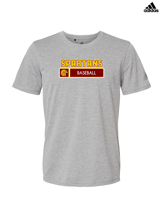 Wyoming Valley West HS Baseball Pennant - Mens Adidas Performance Shirt