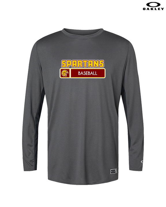 Wyoming Valley West HS Baseball Pennant - Mens Oakley Longsleeve