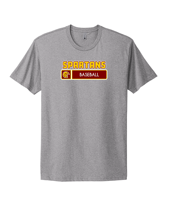 Wyoming Valley West HS Baseball Pennant - Mens Select Cotton T-Shirt