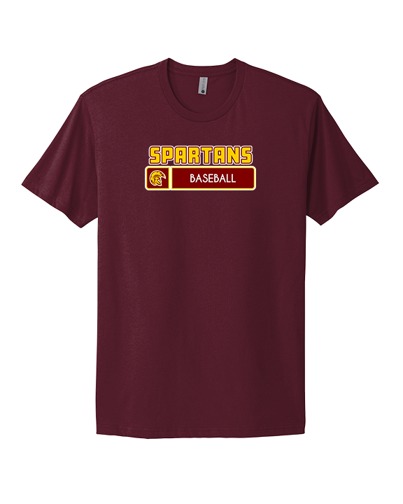 Wyoming Valley West HS Baseball Pennant - Mens Select Cotton T-Shirt
