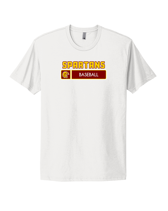 Wyoming Valley West HS Baseball Pennant - Mens Select Cotton T-Shirt