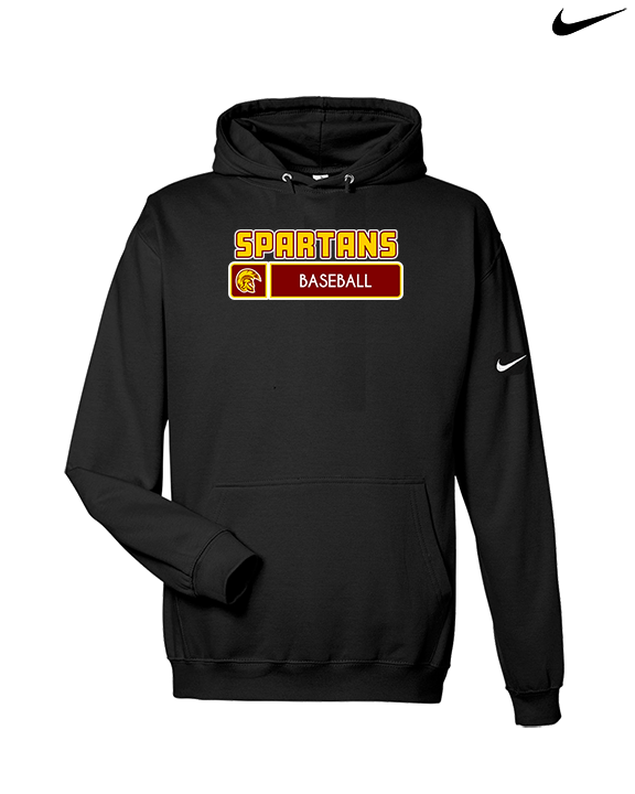 Wyoming Valley West HS Baseball Pennant - Nike Club Fleece Hoodie