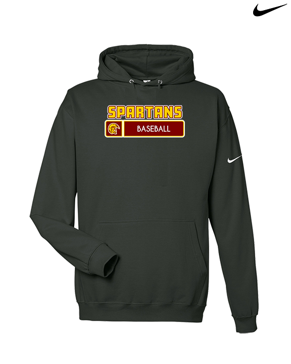 Wyoming Valley West HS Baseball Pennant - Nike Club Fleece Hoodie