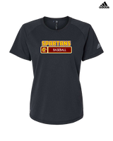 Wyoming Valley West HS Baseball Pennant - Womens Adidas Performance Shirt
