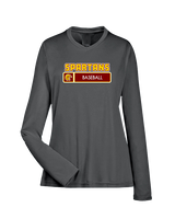 Wyoming Valley West HS Baseball Pennant - Womens Performance Longsleeve
