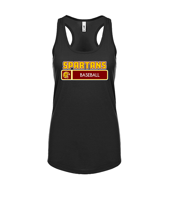 Wyoming Valley West HS Baseball Pennant - Womens Tank Top
