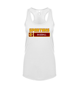 Wyoming Valley West HS Baseball Pennant - Womens Tank Top