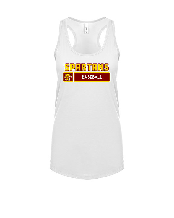 Wyoming Valley West HS Baseball Pennant - Womens Tank Top