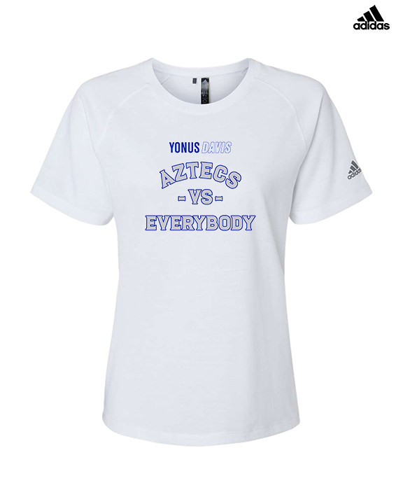 Yonus Davis Foundation Football Vs Everybody - Womens Adidas Performance Shirt