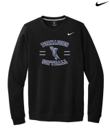 Zeigler-Royalton HS Softball Curve - Mens Nike Crewneck