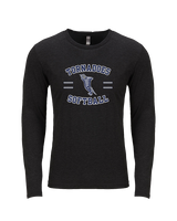 Zeigler-Royalton HS Softball Curve - Tri-Blend Long Sleeve