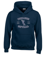 Zeigler-Royalton HS Softball Curve - Unisex Hoodie