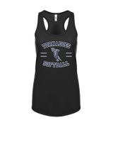 Zeigler-Royalton HS Softball Curve - Womens Tank Top