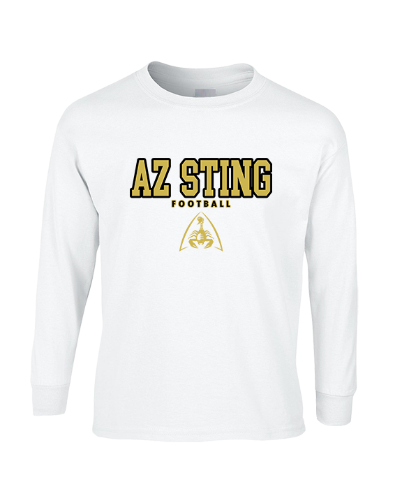AZ Sting Football Block - Cotton Longsleeve