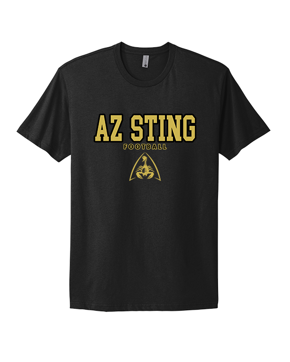 AZ Sting Football Block - Mens Select Cotton T-Shirt