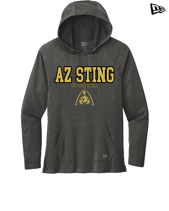 AZ Sting Football Block - New Era Tri-Blend Hoodie